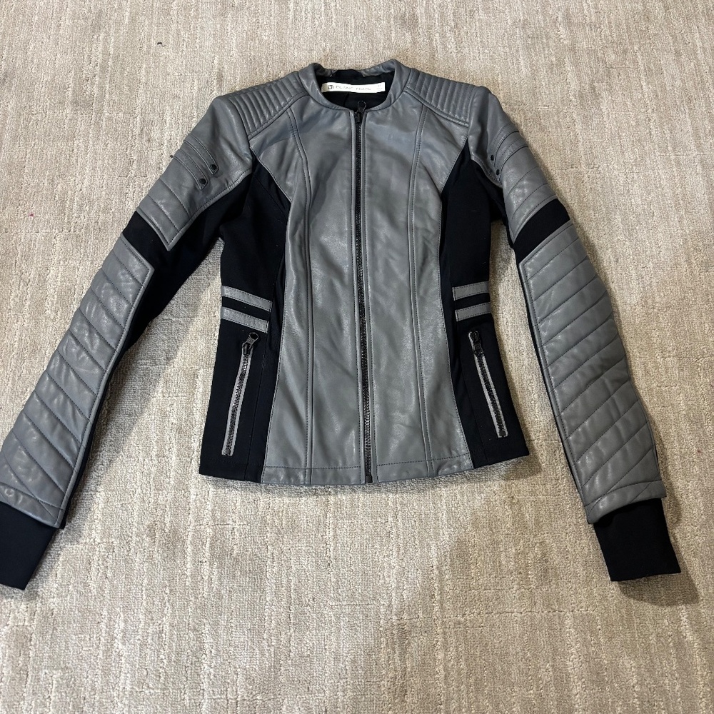 Blanc Noir leather jacket Size XS